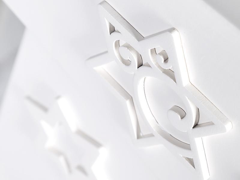 Patut Copii Lemn Klups Radek VII Alb