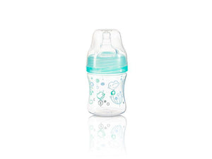 Biberonul anti-colici cu gat larg BabyOno 402 120ml