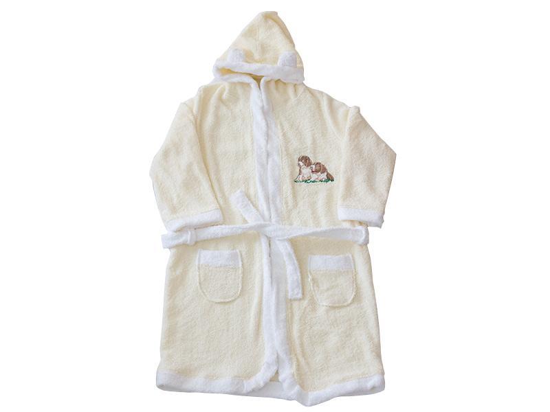 Halat Baie Copii MyKids Crem 2-4 ani