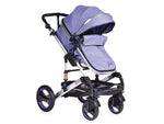 Carucior Copii 2 In 1 Moni Gala Albastru