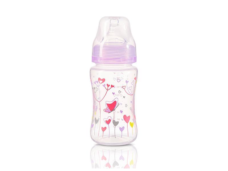 Biberonul anti-colici cu gat larg BabyOno 403 240ml