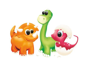 Taburet copii MyKids Dino Galben Rosu antialunecare