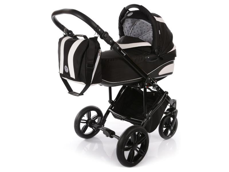 Carucior copii 2 in 1 cu landou Knorr-Baby Volkswagen Carbon Optik Black