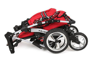Carucior Copii 2 In 1 Kunert Volver Rosu-Cerculete