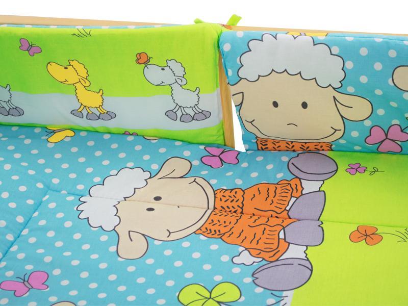 Lenjerie MyKids Oita Albastru 4+1 Piese 120x60 cm