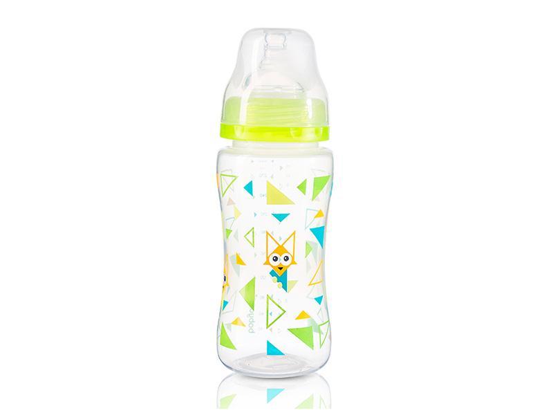 Biberonul anti-colici cu gat larg BabyOno 404 300ml