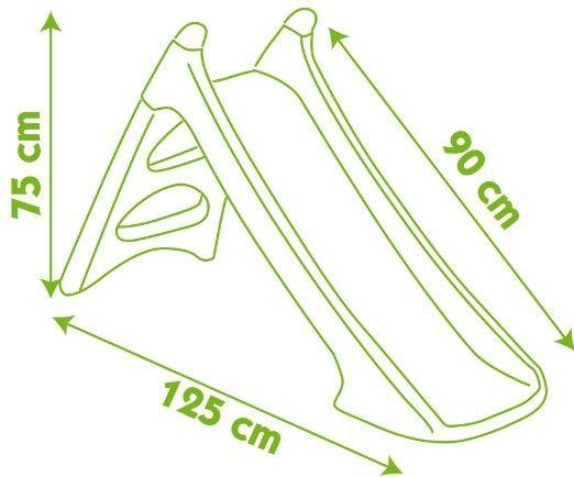Tobogan copii Smoby XS 310282 cu sistem de apa
