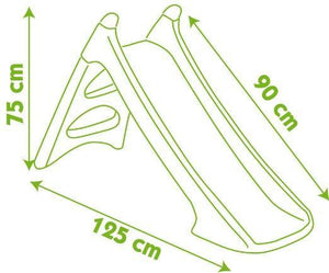 Tobogan copii Smoby XS 310282 cu sistem de apa