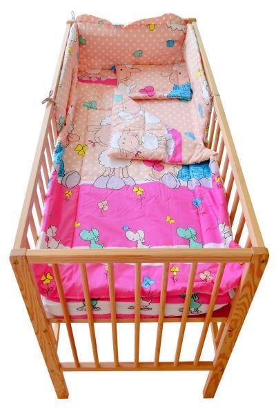 Lenjerie MyKids Oita Roz  4 piese 120x60  cm