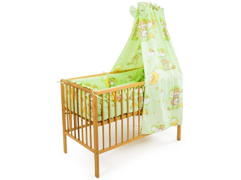 Lenjerie MyKids Teddy Scarita Verde 5 Piese 120x60