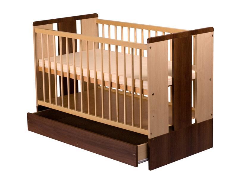 Patut Cu Sertar Klups Paula Natur Wenge + Saltea 12 MyKids MyDreams