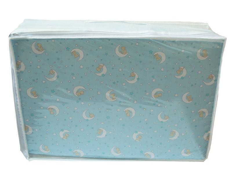 Saltea Pliabila Copii MyKids Spuma Poliuretanica (Burete) Albastra