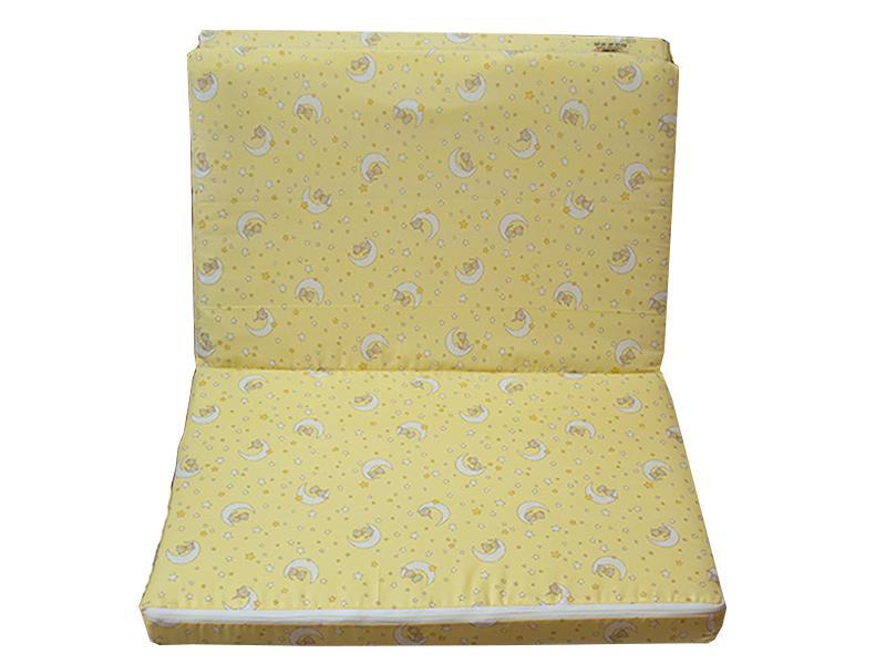 Saltea Pliabila Copii MyKids Spuma Poliuretanica (Burete) Galbena