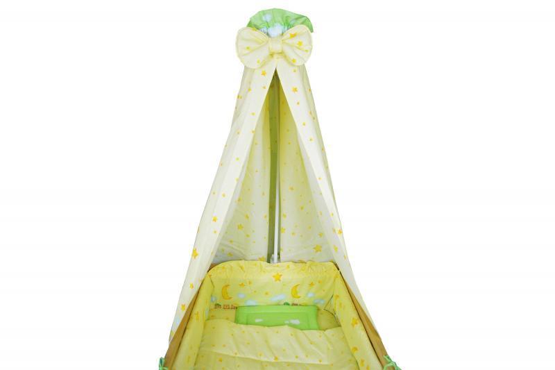 Lenjerie MyKids Teddy Norisori Verde 5 Piese 120x60 cm