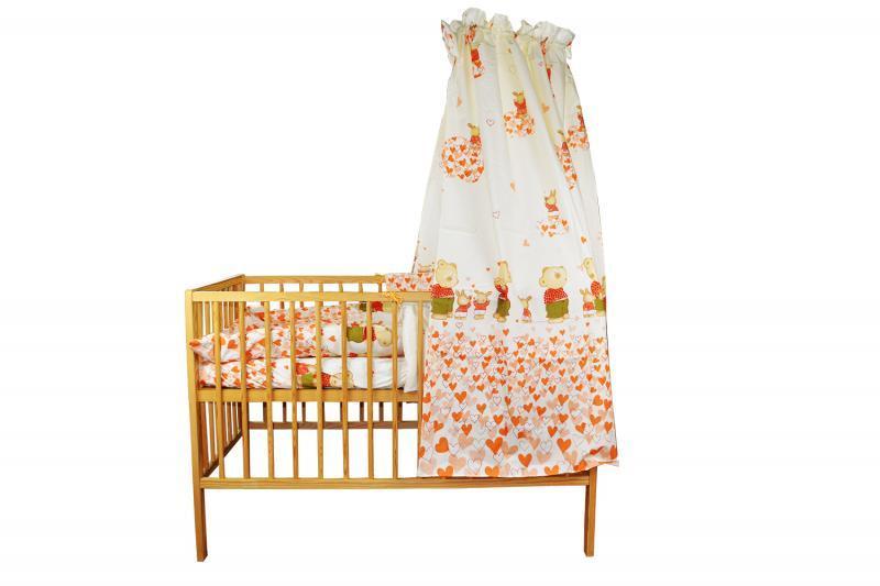 Lenjerie MyKids Teddy Inimioare 5 Piese 120x60 Cm