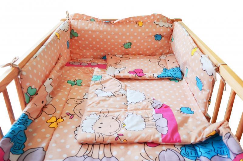 Lenjerie MyKids Oita Roz  4 piese 120x60  cm