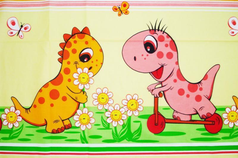 Lenjerie MyKids DINO Roz 4+1 Piese 140x70