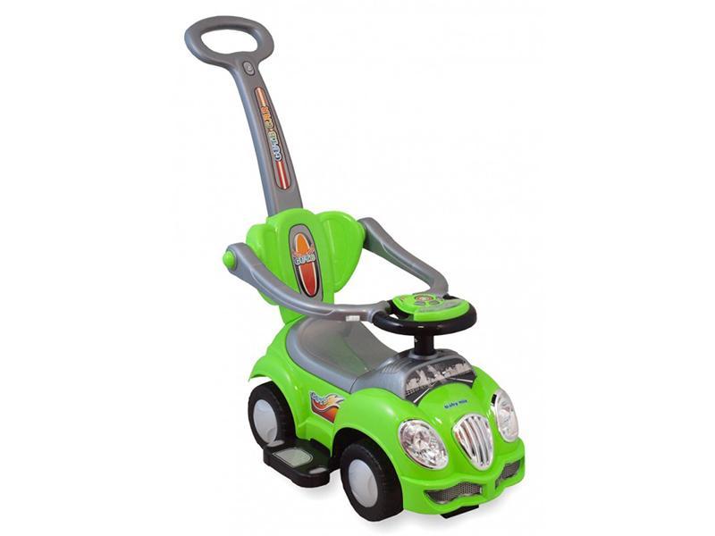 Masinuta de impins pentru copii Baby Mix HZ 558W 3 in 1 Cute Car Green