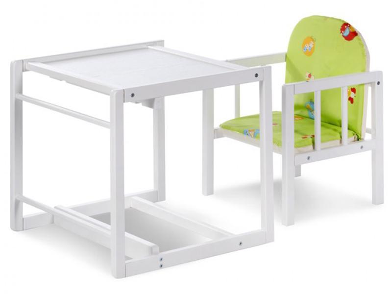 Scaun Masa Multifunctional Din Lemn KLUPS Aga I Alb