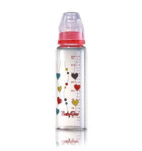 Biberon copii din sticla de la 0 luni cu gat standard Baby Ono 1340 240 ml