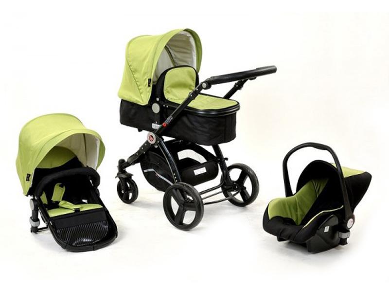 Carucior 3 In 1 ANMAR PERA Negru Verde