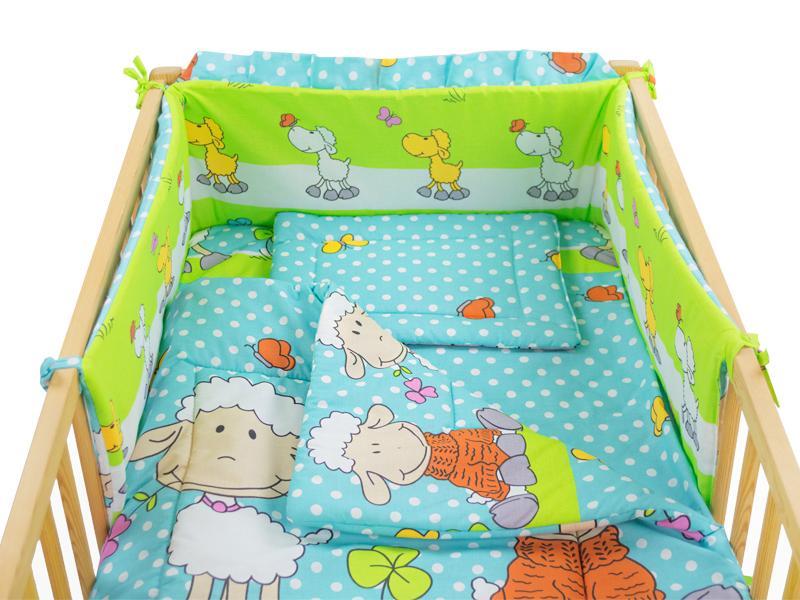 Lenjerie MyKids Oita Albastru 4 Piese 140x70