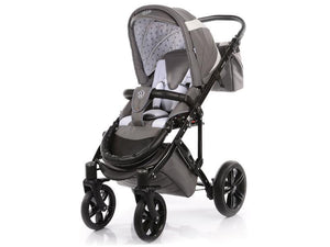 Carucior copii 2 in 1 cu landou Knorr-Baby Volkswagen Carbon Optik Grey