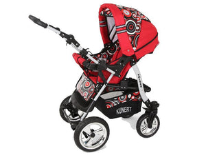 Carucior Copii 3 In 1 Kunert Volver Rosu-Cerculete