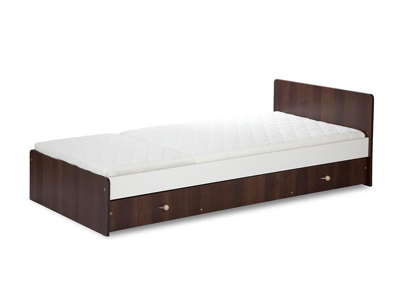 Patut Transformabil Pentru Copii Klups KOMPAKT Alb Nuc