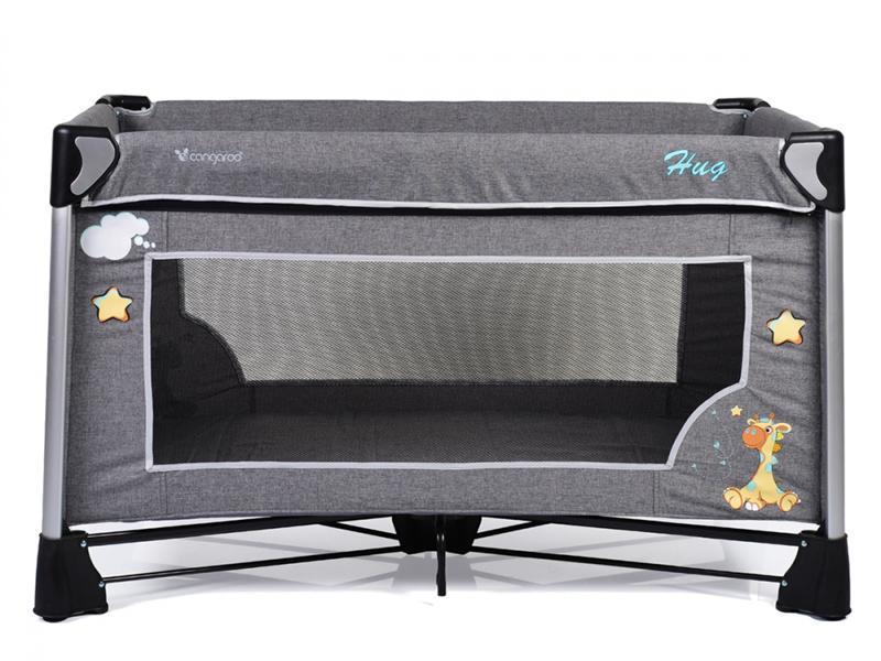 Patut Pliant Bebe CANGAROO Hug Giraffe Gri