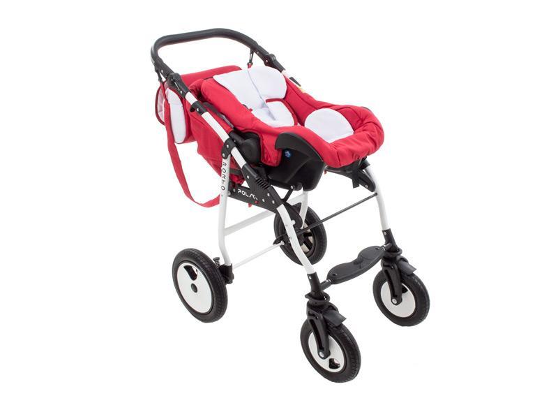 Carucior Copii 3 In 1 MyKids Futuro Rosu-Alb