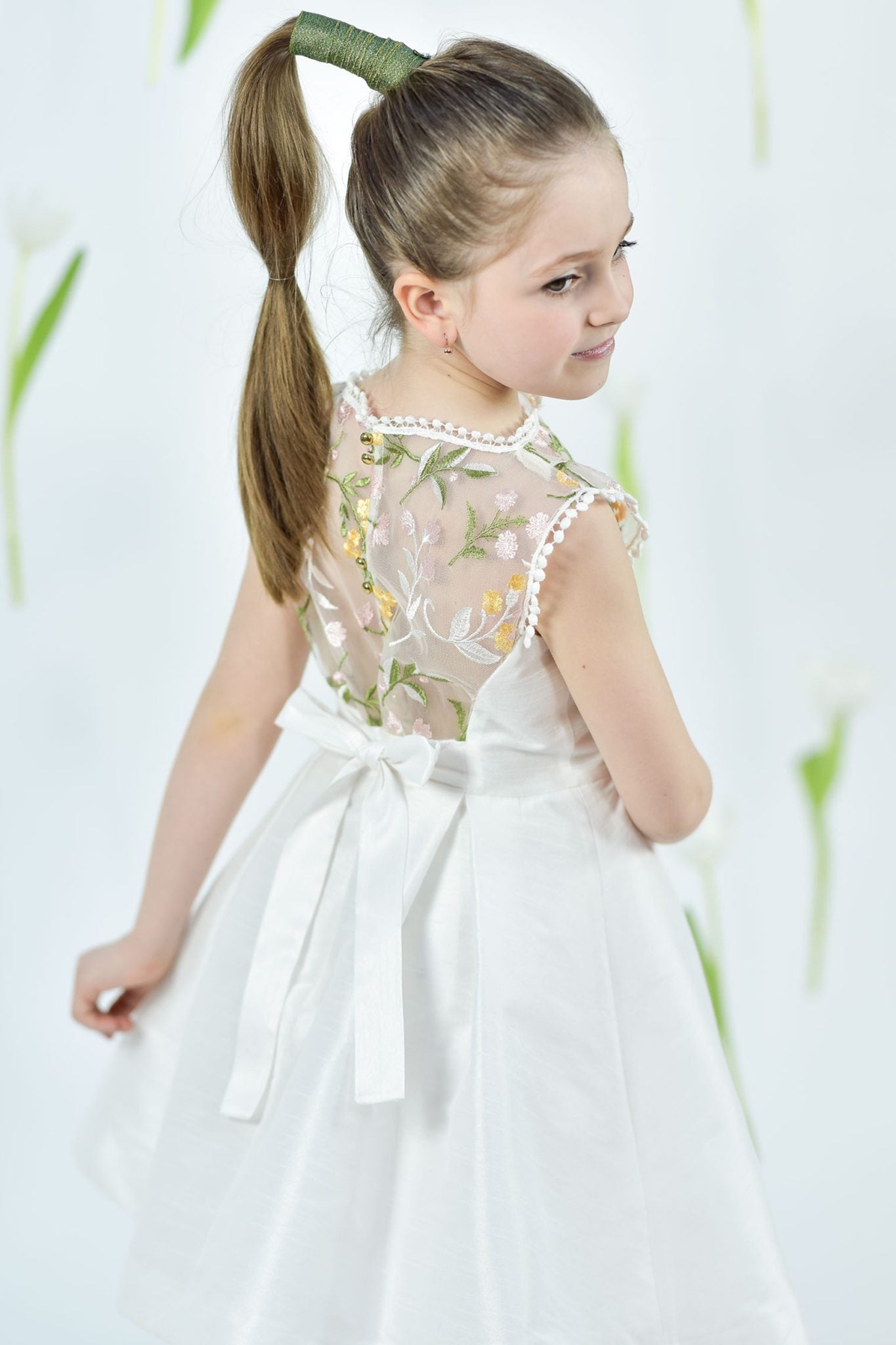 Rochie White Bouquet