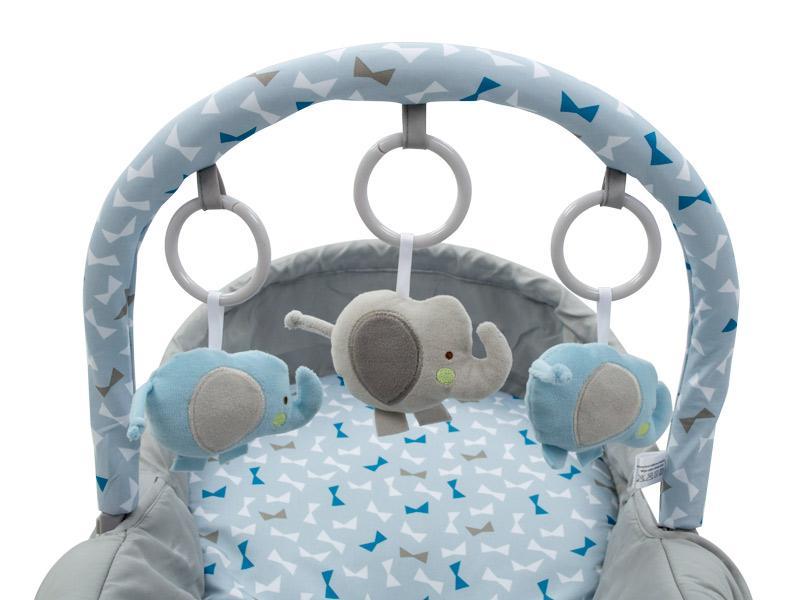 Balansoar Muzical 2 In 1 Cu Vibratii Baby Mix 212 060 Gri