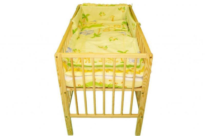 Lenjerie MyKids Safari Verde 4 Piese 120x60