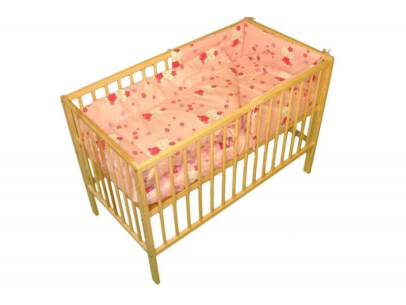 Lenjerie MyKids Little Cat Roz 4 Piese 140x70