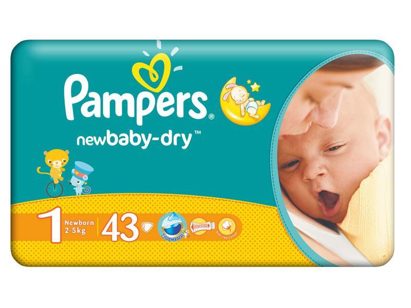 Scutece Pampers 1 New Baby 43 buc