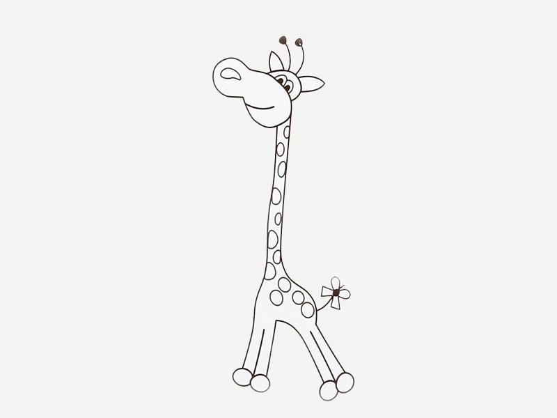 Patut Transformabil Copii Klups Safari Giraffe Bartek II Wenge