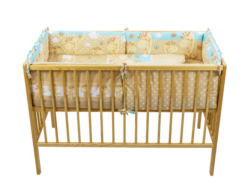 Lenjerie MyKids Happy Giraffe Maro 4+1 Piese 140x70 cm
