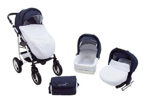 Carucior Copii 3 In 1 MyKids Futuro Negru-Alb