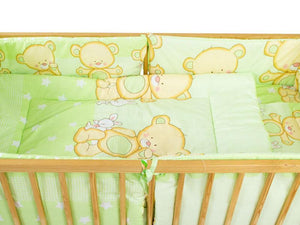 Aparatoare Laterala MyKids Teddy Iepuras Verde 140x70