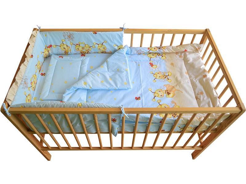 Lenjerie MyKids Albinuta Albastru 4+1 Piese 120x60