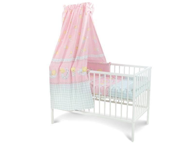 Lenjerie MyKids Teddy Steluta Roz 5 Piese 120x60 cm
