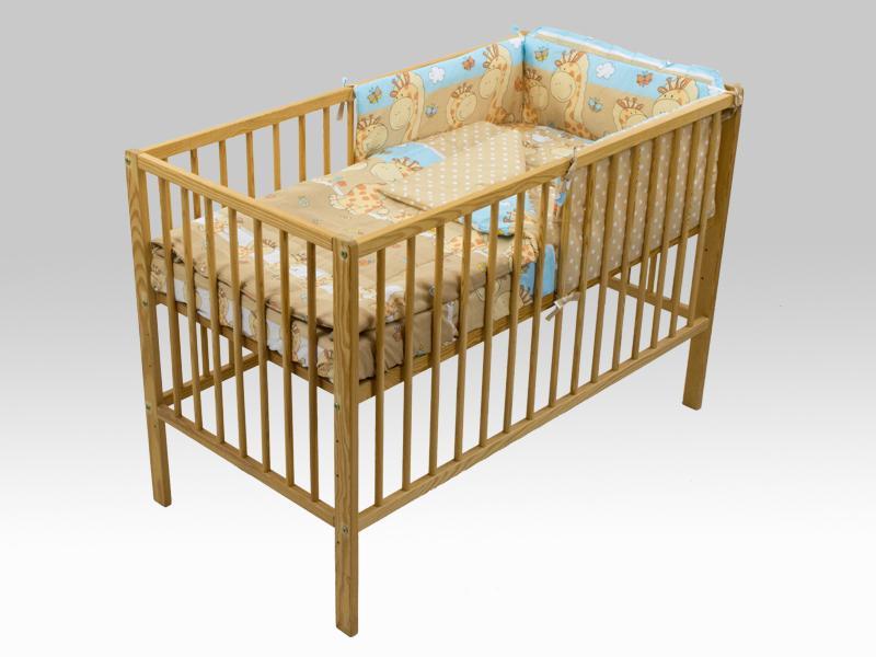 Lenjerie MyKids Happy Giraffe Maro 4 Piese 140x70