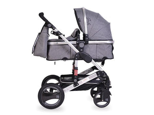 Carucior Copii 2 In 1 Moni Gala Gri Inchis