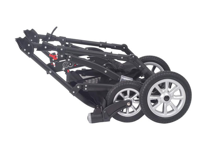Carucior Pentru Gemeni MyKids Twinni Cappuccino 3 In 1