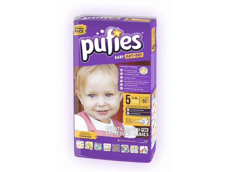 Scutece copii Pufies nr 5 Junior 11-20 kg 52 buc