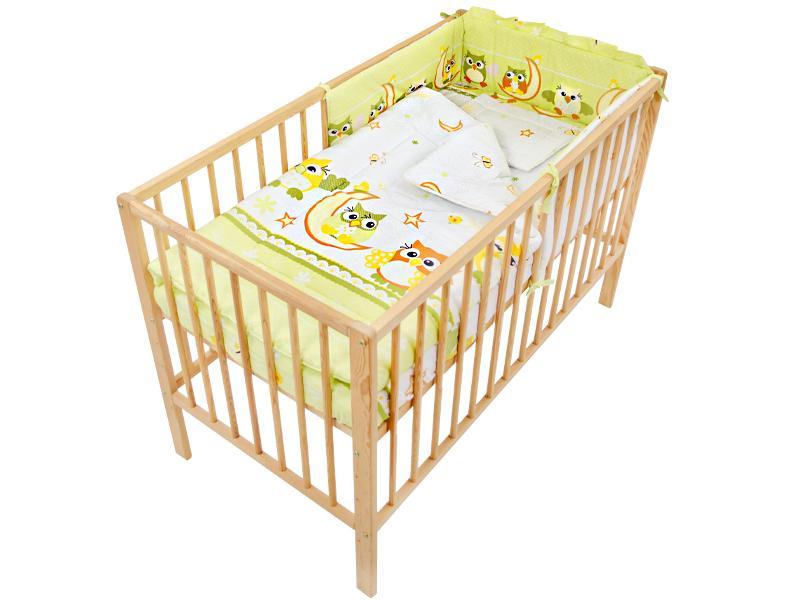 Lenjerie MyKids Bufnita Verde 4 piese 120x60
