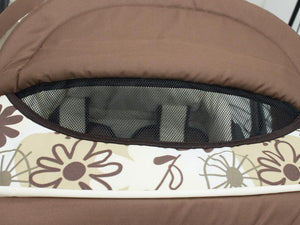 Carucior Pentru Gemeni MyKids Duet Maro-Beige 4