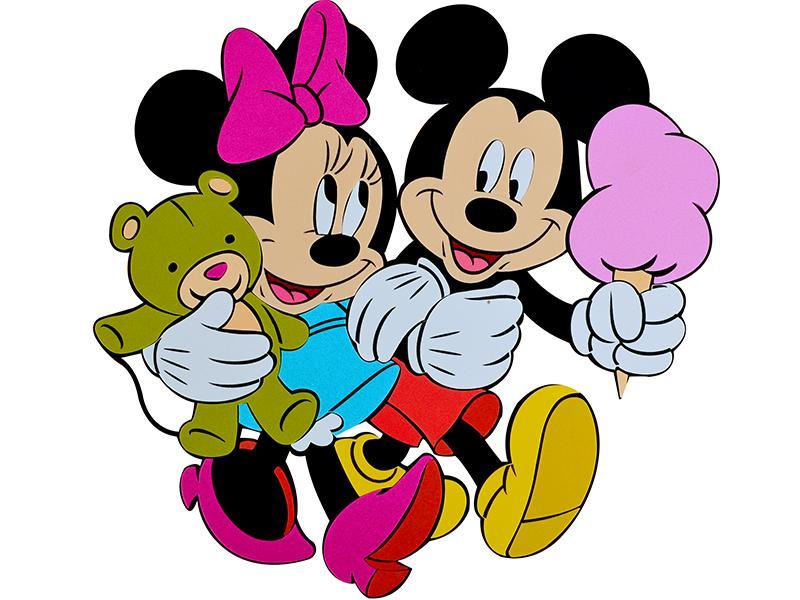Decoratiune Din Burete Copii MyKids Mickey Si Minnie SRMK-0015