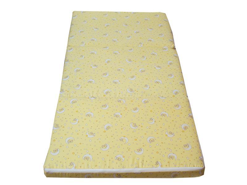 Saltea Pliabila Copii MyKids Spuma Poliuretanica (Burete) Galbena